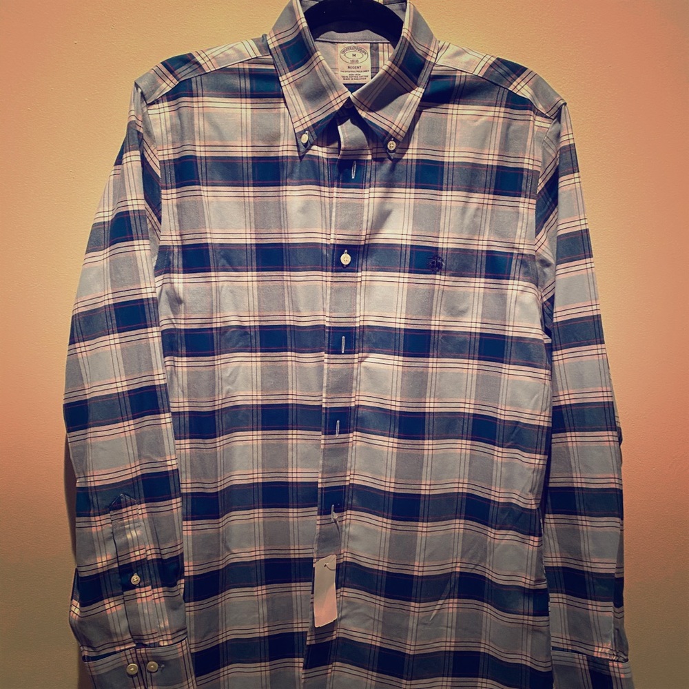 Brooks Brothers Plaid Dress Shirt - Proper!